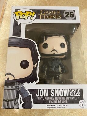 Funko Pop! Game of Thrones Jon Snow #26 Vinyl Figure - Black Outfit